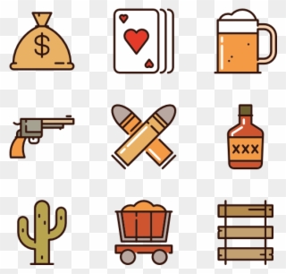 Wild West - Western Vector Png Clipart