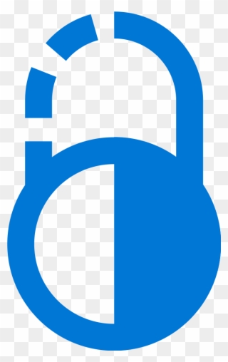 Lock Blue Alt - Scalable Vector Graphics Clipart