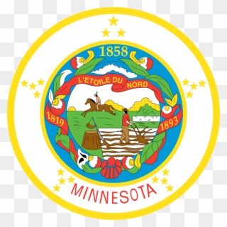 Seal Of Minnesota - Minnesota State Seal Png Clipart