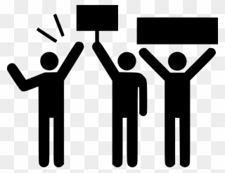 Protest Strike Demonstration Demonstrator Comments - Protests Pictogram Clipart