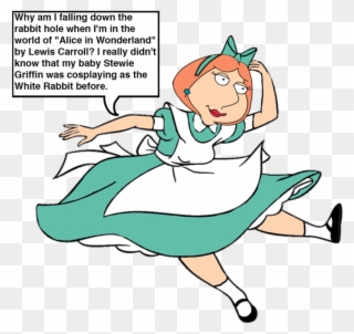 Falling Clipart Falling Down - Alice In Wonderland Alice Falling - Png Download