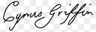 Cyrus Griffin - Calligraphy Clipart
