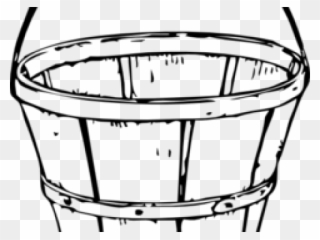 Bucket Clipart Ember - Line Drawings Of Baskets - Png Download