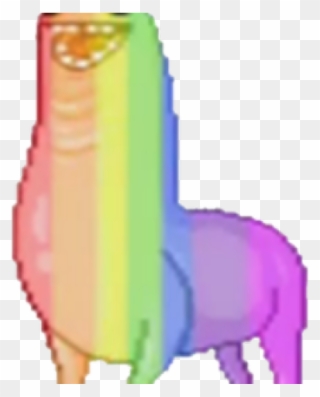 Llama Clipart Rainbow - Rainbow Bunchie - Png Download