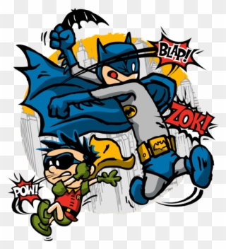 Dick And Bruce - Calvin And Hobbes Batman Clipart
