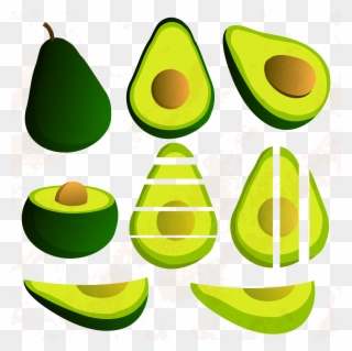 Graphic Design Pear Icon Characteristic - Avocado Graphic Clipart