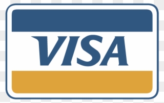 Visa Card Vector Logo Free Download Vector Logos Art - Visa Logo Black And White Png Clipart
