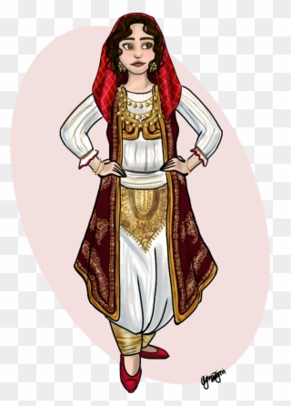 “ Traditional Albanian Clothing~i Always Loved - Traditional Albanian Clothes Drawing Clipart