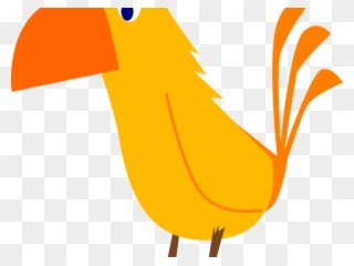 Orange Clipart Parrot - Bird - Png Download