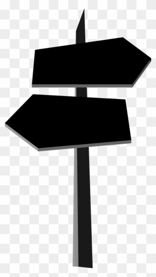 Signpost Direction Choice - Signpost Clipart - Png Download