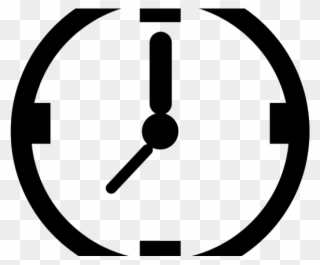 Oval Clipart Clock - Reloj Icono Png Transparent Png