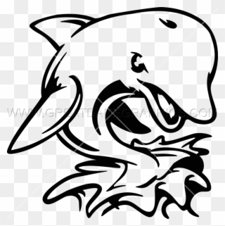 Angry Dolphin Clipart