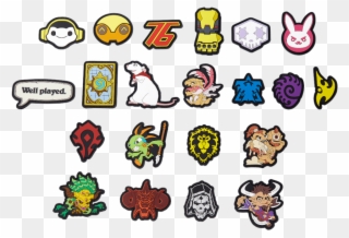 Blizzard Badge Booster Pack Clipart