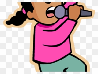 Human Clipart Singing - Girl Singing Clipart - Png Download