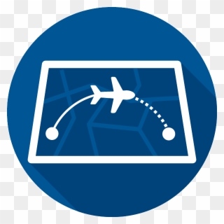 Link To Route Map Page - Air Route Icon Png Clipart