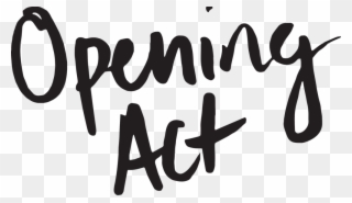 Arts In The Workplace - Opening Act Logo Clipart