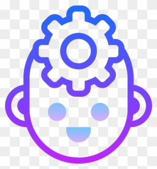 There Is A 2d View Of A Face Being Viewed From The - Mobile App Development Icon Png Clipart