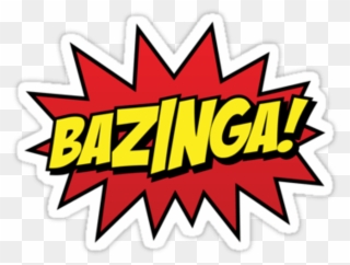 Bigbangtheory Sheldon Cooper Bazinga - Big Bang Theory Png Clipart