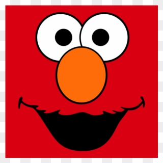 Face Clipart Elmo - Elmo And Cookie Monster Face - Png Download