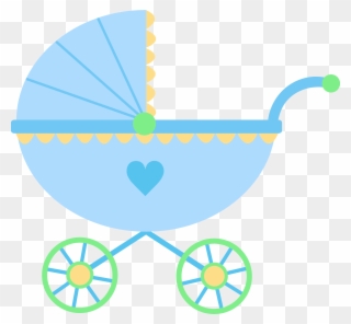 Baby Boy Shower Feminine Sweet Pea Baby Shower Clip - Baby Boy Stroller Png Transparent Png