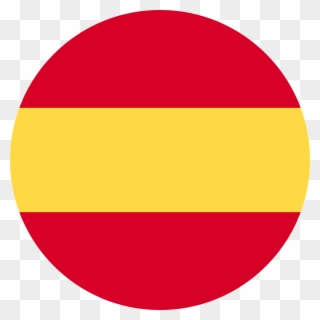 Big Image - Spanish Flag Round Icon Clipart