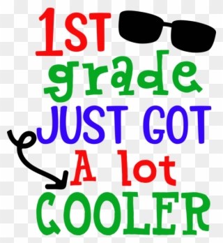 Grade Just Got A Lot Cooler - Fourth Grade Clipart