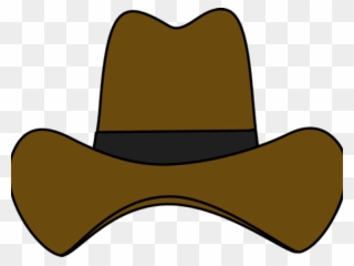 Straw Hat Clipart Cowboy Outfit - Cowboy Hat Clipart Transparent - Png Download