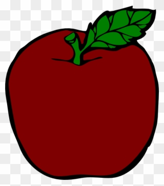 Apple Drawing Black And White Clipart