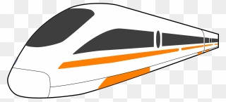 Travel, High Speed Train Train High Speed Rail Fas - Maglev Train Clip Art - Png Download