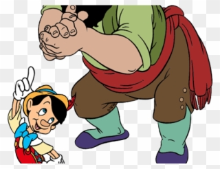 Pinocchio Clipart Walt Disney Character - Stromboli Disney - Png Download