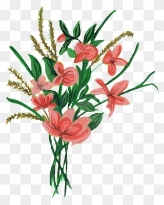 Bouquet Gladiolus Png Image Transparent Download - Flowers In Png Format Clipart