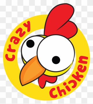 Crazy Clipart - Crazy Chicken - Png Download