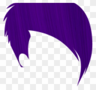 Crazy Clipart Purple Hair - Crazy Color - Png Download