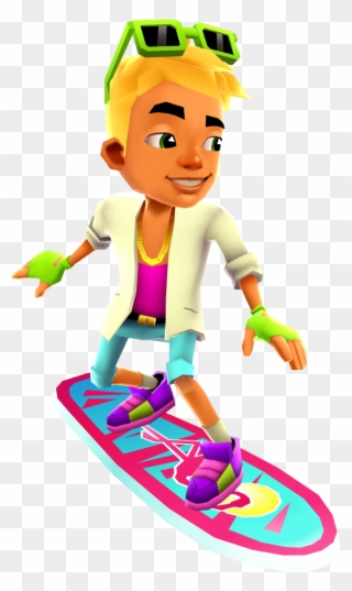 August - Subway Surfers Miami 2017 Clipart