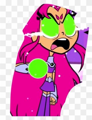 Report Abuse - Teen Titans Starfire Mad Clipart