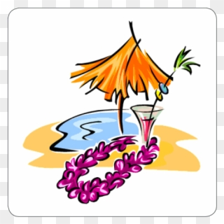 Image Is Not Available - Fun Bag W/ Hawaiian Theme, Adult Unisex, Natural Clipart