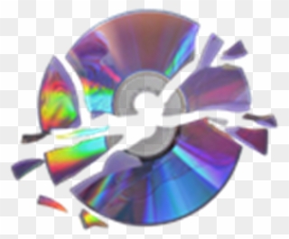 Disk Brokendisk Dvd Holographic - Cd Png Clipart