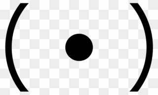 Circumpunct Or Point Within A Circle - Circle Clipart