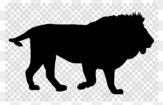 Download Pig Silhouette Clipart Clip Art Lion - Zoo Animals Silhouette Png Transparent Png