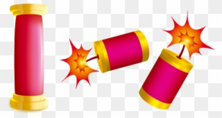 Diwali Firecrackers Png Clipart Background - Firecracker Transparent Png