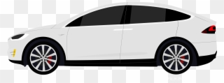 Clipart Cars Suv - Tesla Model X Clipart - Png Download