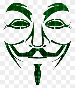Hacker Png - V For Vendetta Mask Vector Clipart