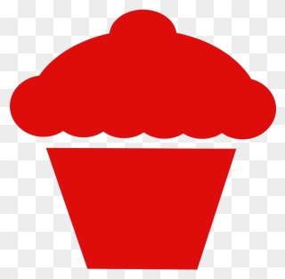 Cupcake Outline Clipart - Png Download