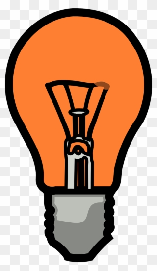 Light Bulb Electric Power - Light Bulb Clipart - Png Download