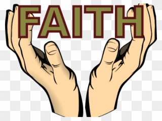 Faith Cliparts - Clip Art Two Hands - Png Download