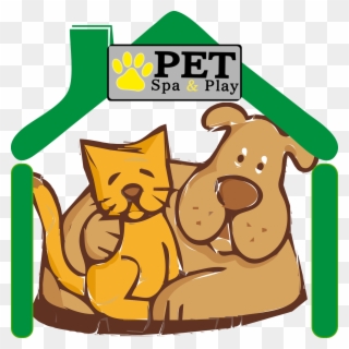 We - Cat And Dog Clip Art - Png Download