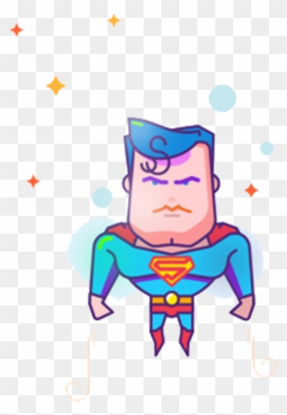 Superman Illustration Creative Transprent Png Superhero - Superman Clipart