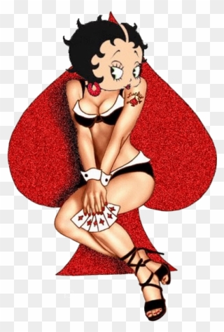 Betty Boop Valentines Day Wallpaper - Betty Boop Naughty Gif Clipart