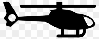 Enjoy The Ride - 2d Helicopter Silhouette Clipart
