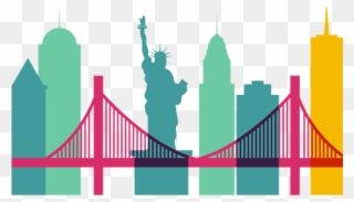 New York Logo - Statue Of Liberty Clipart